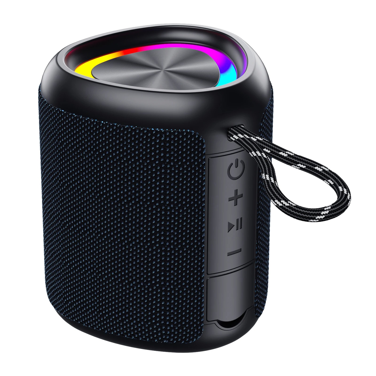 Portable Bluetooth Speaker with Subwoofer, LED Lights & IPX67 Waterproof