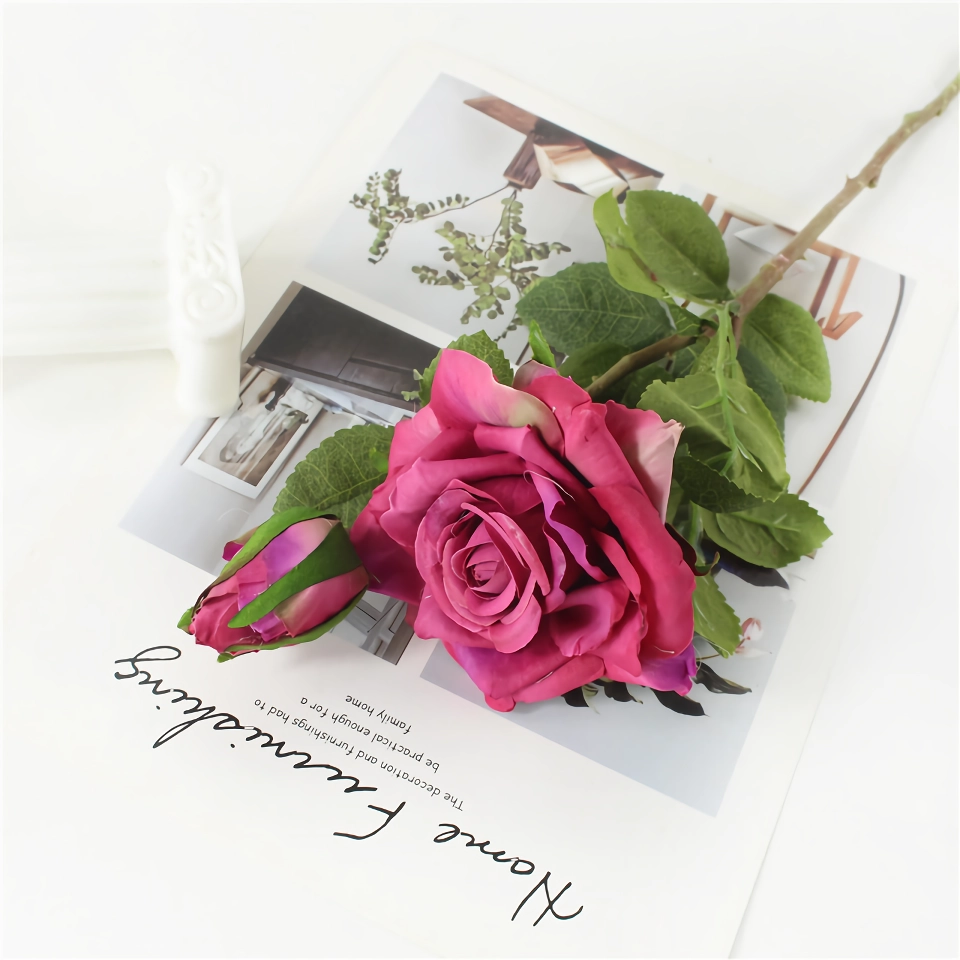 Silk rose red