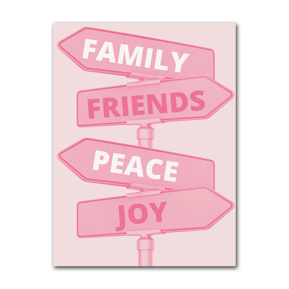 Family Friends Peace Joy