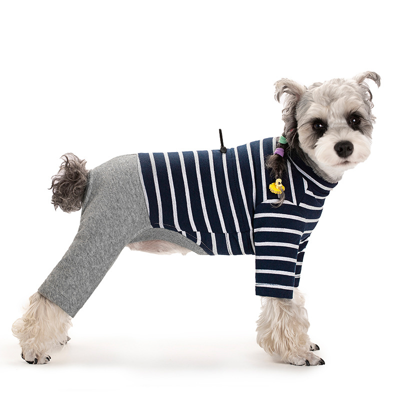Navy blue stripes
