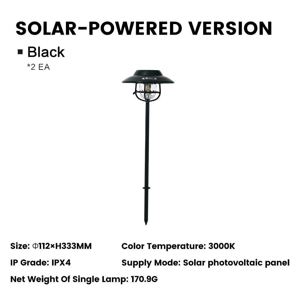 2pcs Solar energy