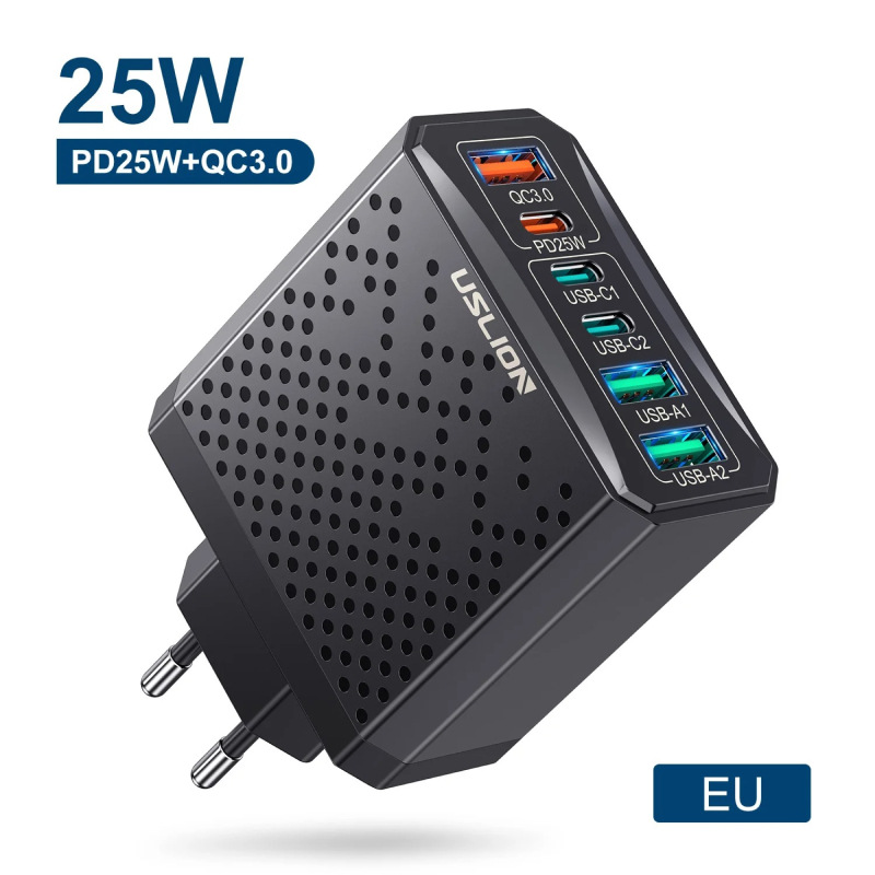 Black / EU Plug