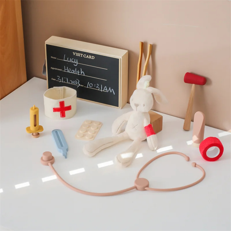 Kids Silicone Doctor Playset