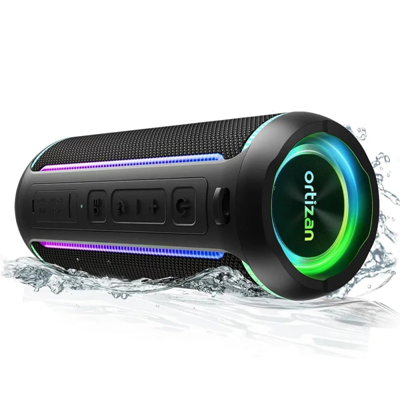 Portable Bluetooth Speaker with 40W Sound, IPX7 Waterproof, and 30H Playtime