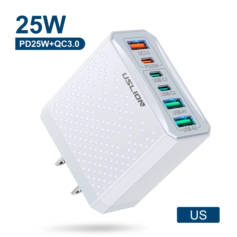 White / US Plug