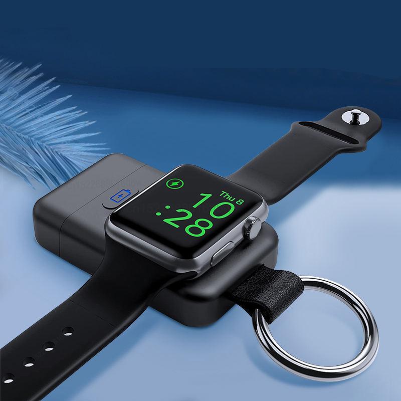 Portable Magnetic USB-C Charging Dock for Apple Watch with 1400mAh Battery