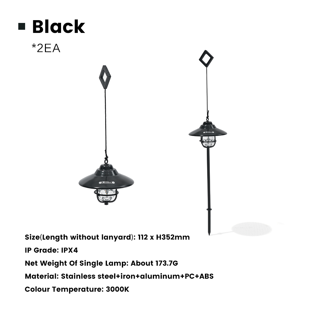 2pcs Battery Black