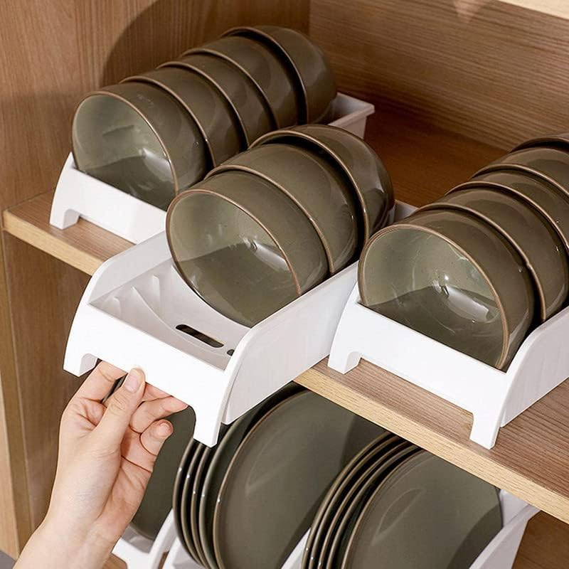 Plastic Plate and Bowl Storage Rack