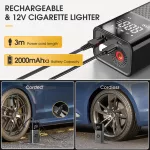 Portable Wireless Tire Inflator and Air Pump for Car, Motorcycle, Bicycle & Balls 6 26a74d0f321ba4476b3a26e8f2d6ee17.jpg