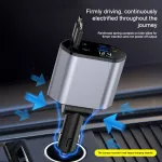 120W Car Charger with Retractable Cable & USB Type-C Fast Charge for iPhone & Samsung 6 1d700ee78018863b336181b64d10d292.jpg