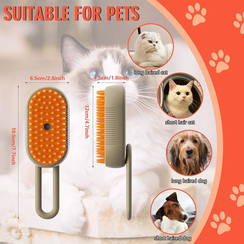 Electric Pet Spray Comb for Cats and Dogs view 6