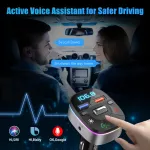Bluetooth FM Transmitter with Dual USB QC3.0 Fast Charging and Hands-Free Calls 8 2215f67217398237be278242a269ba99.jpg