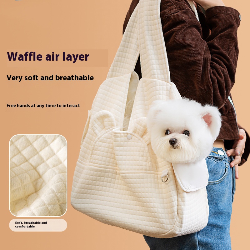 Portable Cat & Small Dog Backpack with Adjustable Strap view 2