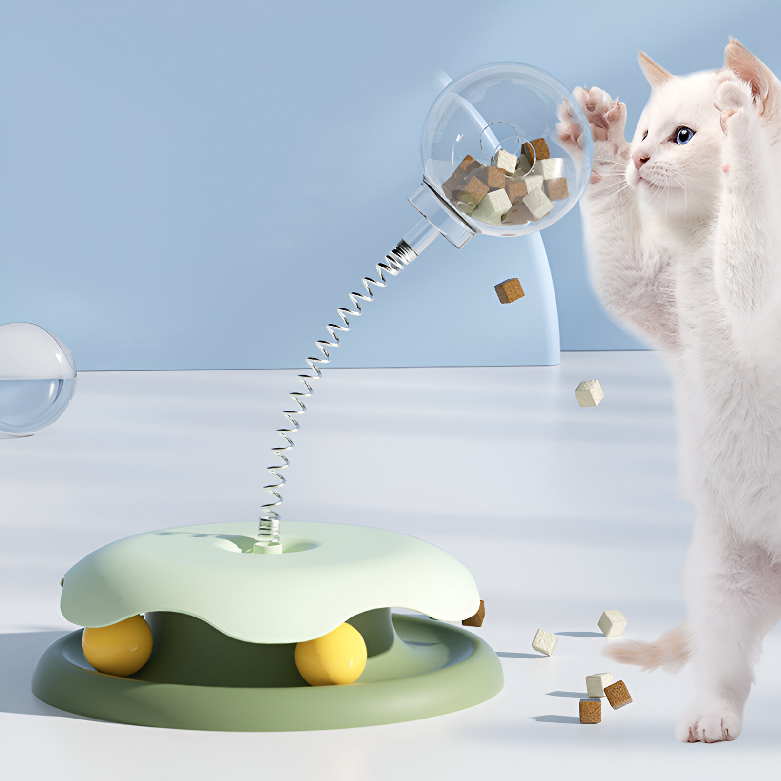 Interactive Cat Toy Puzzle Tumbler