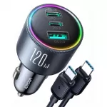 120W 3-Port Car Charger USB C Adapter with Fast Charging 3 54655-56d36f.webp
