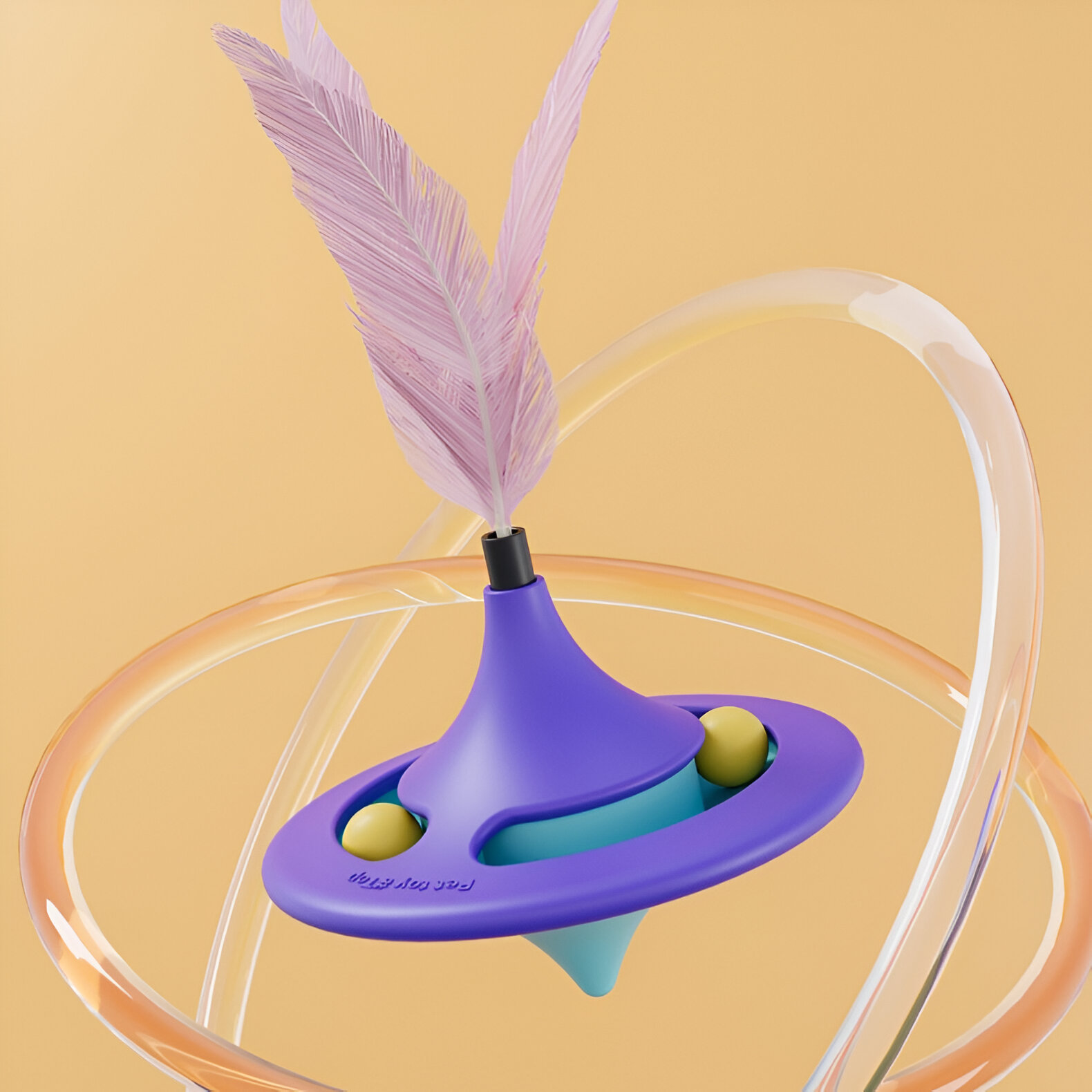 Gyroscopic Cat Turntable Toy view 6