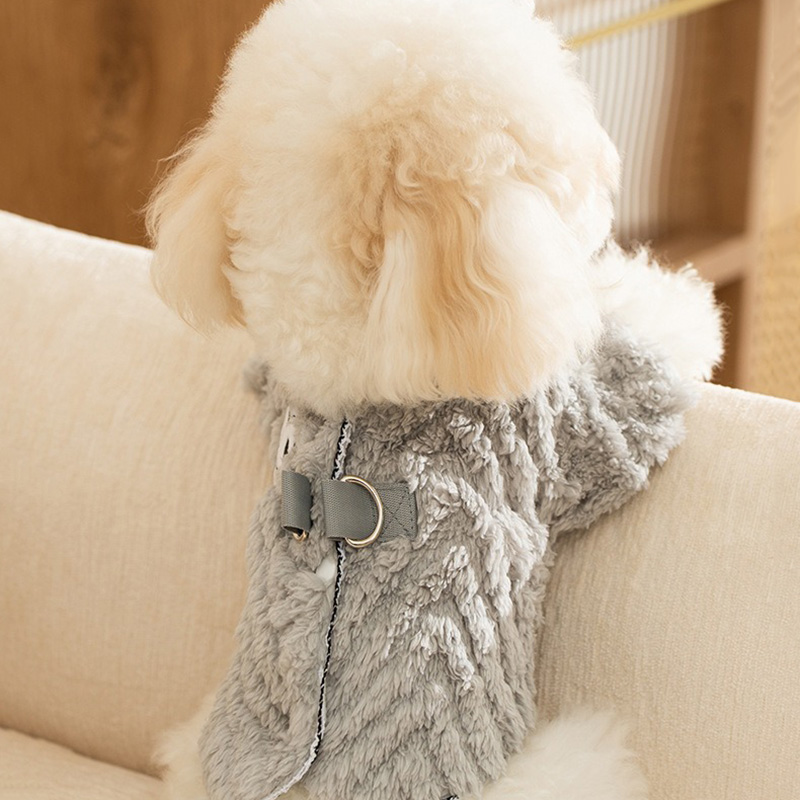 Panda Lace Patch Winter Vest for Small Dogs – Warm Cotton Puppy Coat, XS-XL view 6