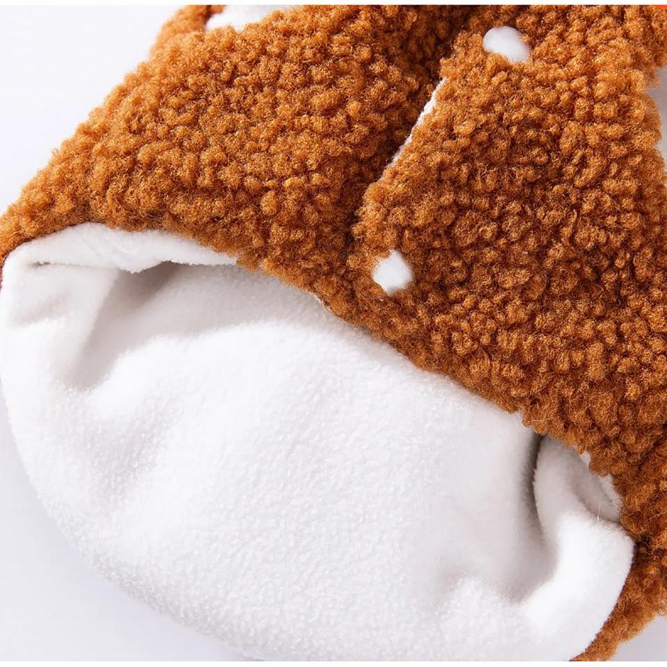 Pet Sleeveless Teddy Hoodie for Dogs Apparel & Accessories Pets Size : L|M|S|XS|XL 