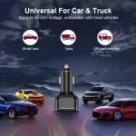65W 3-Port PD Car Charger Fast Charging Mobile Phone Adapter 7 f09fe21e55e59840bb6c561aa3b27aa3.jpg