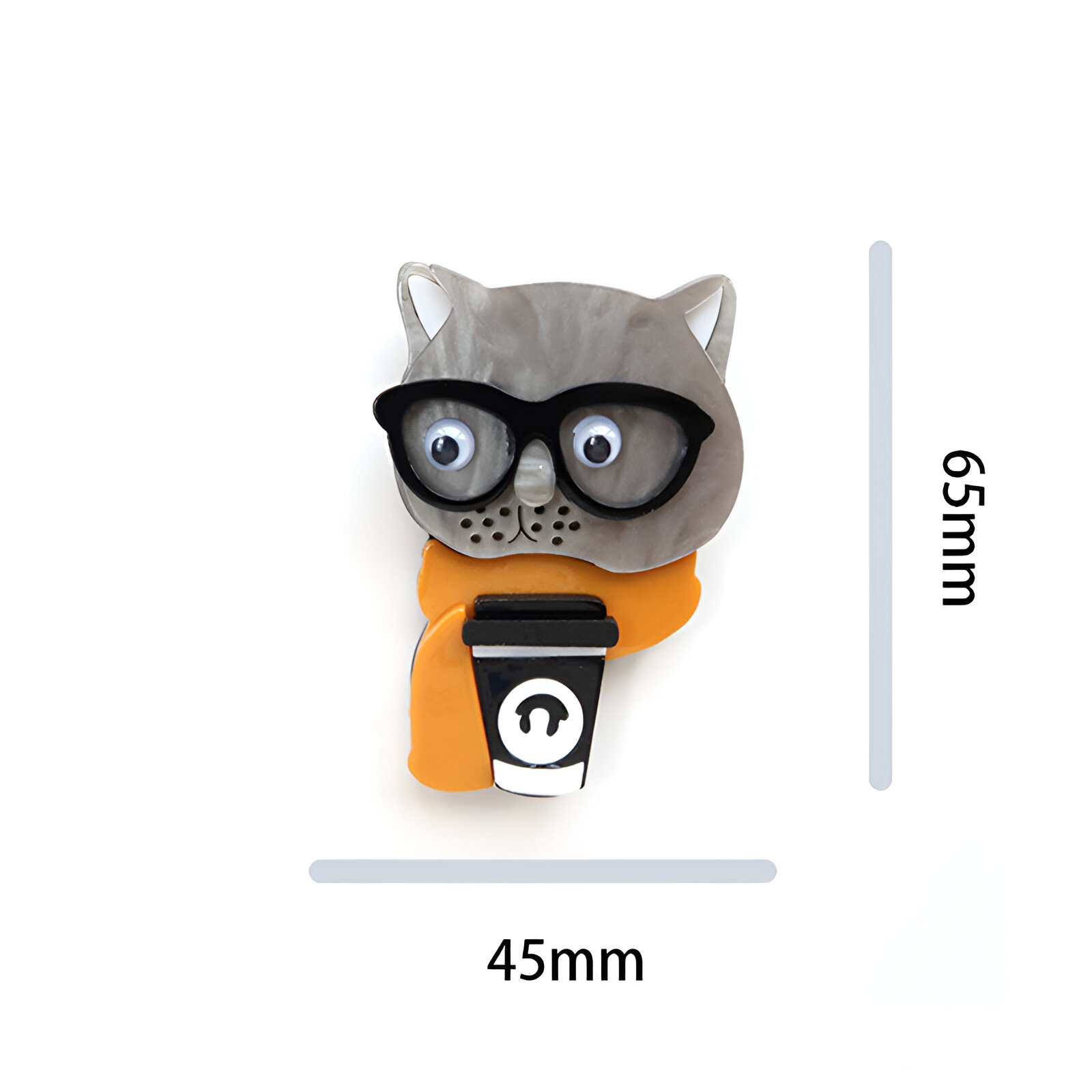 Original Cute Cartoon Cat Brooch with Coffee Element - Trendy Acrylic Pin for Women Fashion Jewelry https://fairsmartshop.com/original-cute-cartoon-cat-brooch-with-coffee-element-trendy-acrylic-pin-for-women/