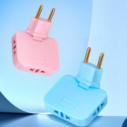 3-in-1 Extension Plug Adapter with 180° Adjustable Rotation - Joy To Use