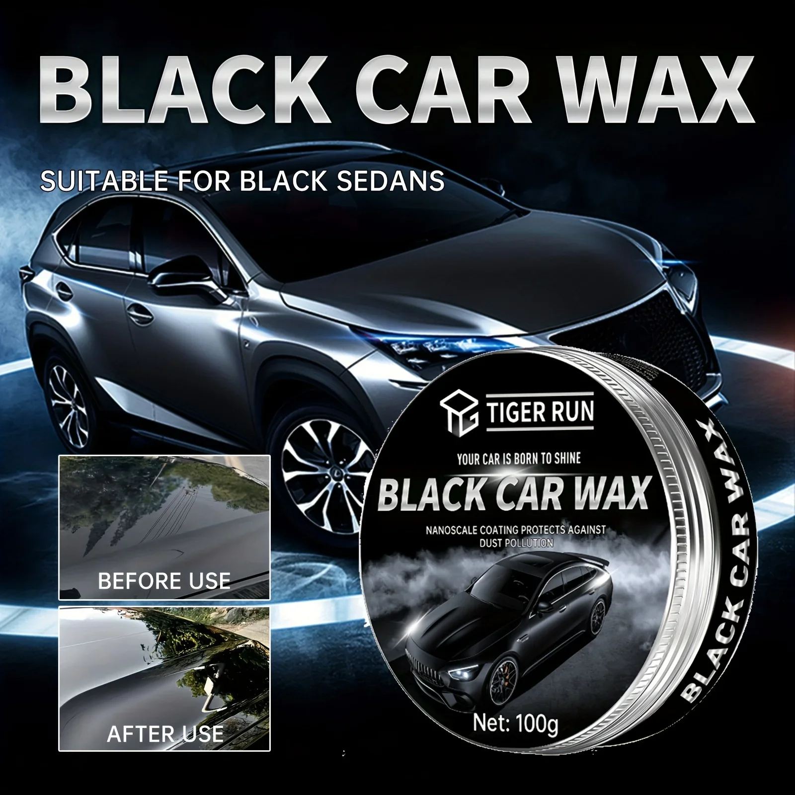 Premium Black Automotive Wax & Scratch Remover Car Accessories Car Care https://fairsmartshop.com/premium-black-automotive-wax-scratch-remover/