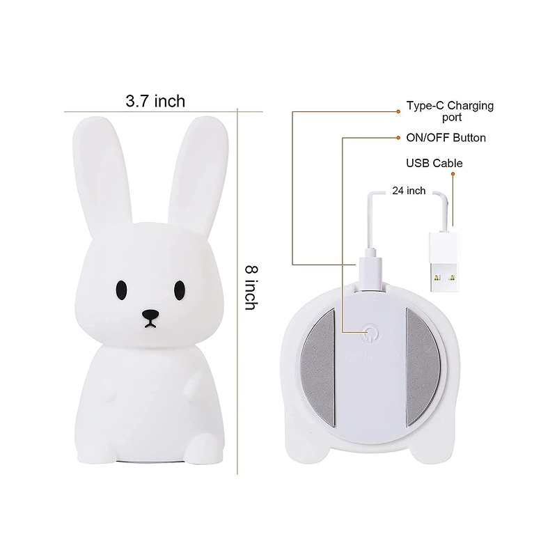 LED Rabbit Night Light with Touch Sensor Kids & Babies Nursery https://fairsmartshop.com/led-rabbit-night-light-with-touch-sensor/