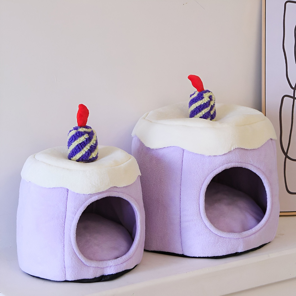 Cozy Purple Taro Cat House Indoor Supplies Pet Supplies https://fairsmartshop.com/cozy-purple-taro-cat-house/