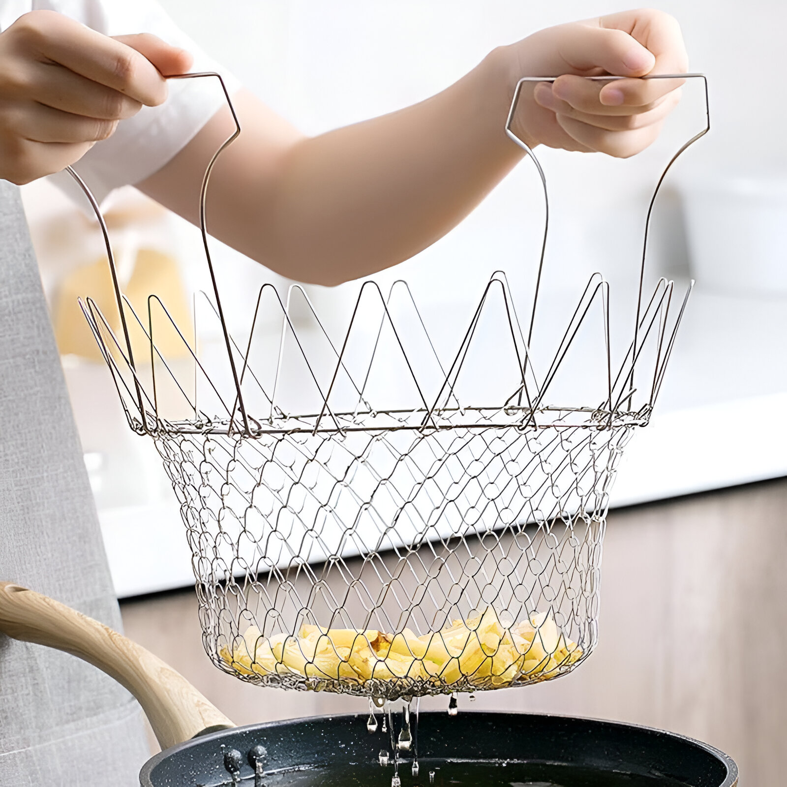 Stainless Steel Foldable Fry Basket & Tong Set – Multi-Use Kitchen Strainer Home & Garden Kitchen & Dining https://fairsmartshop.com/stainless-steel-foldable-fry-basket-tong-set-multi-use-kitchen-strainer/