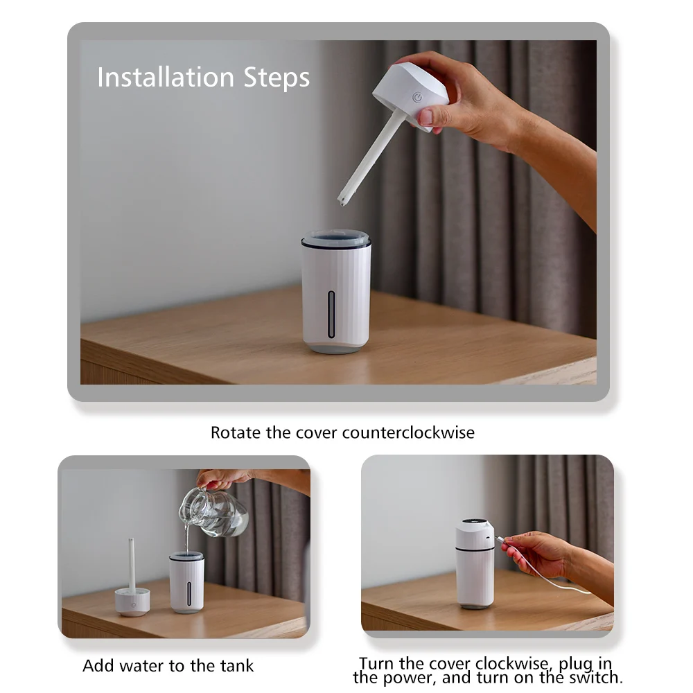 Portable Car Air Humidifier & Purifier with LED Light Car Accessories Interior Accessories https://fairsmartshop.com/portable-car-air-humidifier-purifier-with-led-light/
