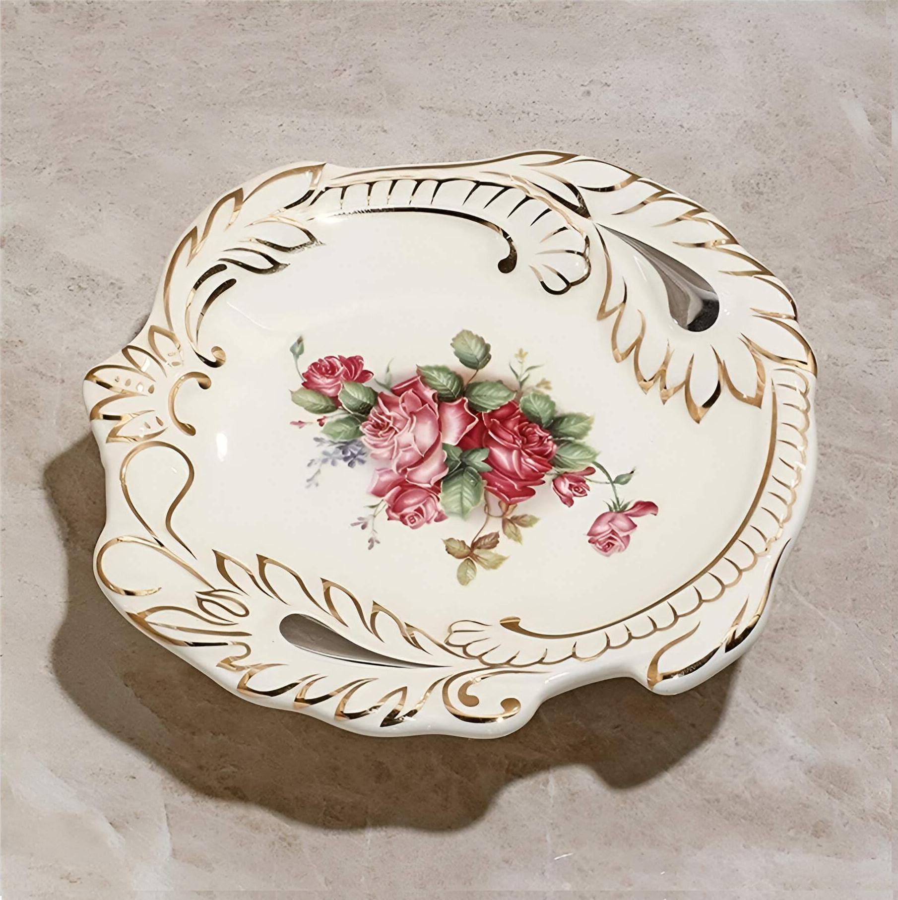 Hand-Painted Ceramic Soap Dish with Flower Design - Decorative Bathroom Accessory Bathroom Home & Garden https://fairsmartshop.com/hand-painted-ceramic-soap-dish-with-flower-design-decorative-bathroom-accessory/