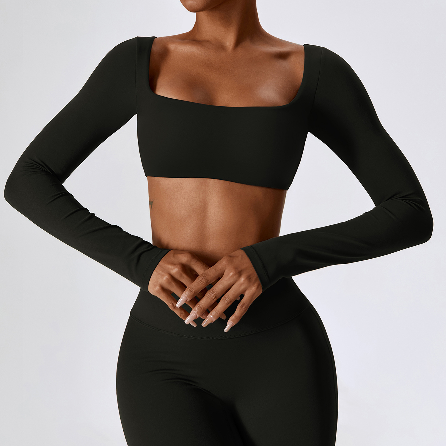 Women’s Long Sleeve Crop Top Clothing Sport & Outdoors https://fairsmartshop.com/womens-long-sleeve-crop-top/