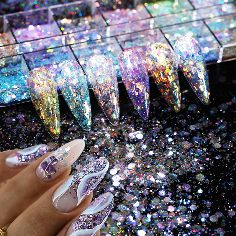 1 Box Aurora Nail Sequins Foot, Hand & Nail Care Health & Beauty https://fairsmartshop.com/1-box-aurora-nail-sequins/