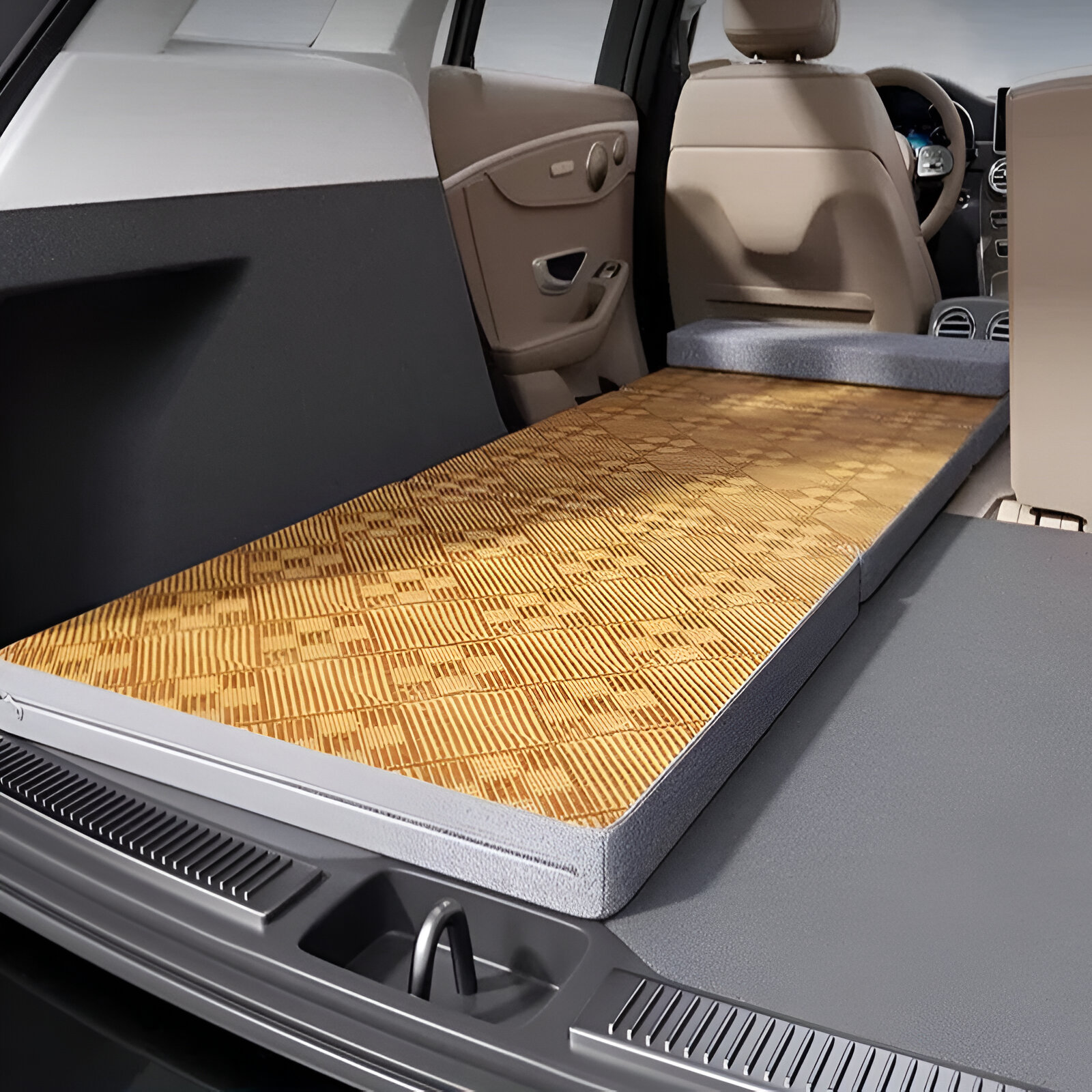 Car Travel Folding Bed with Pillow Car Accessories Road Trip Accessories https://fairsmartshop.com/car-travel-folding-bed-with-pillow/