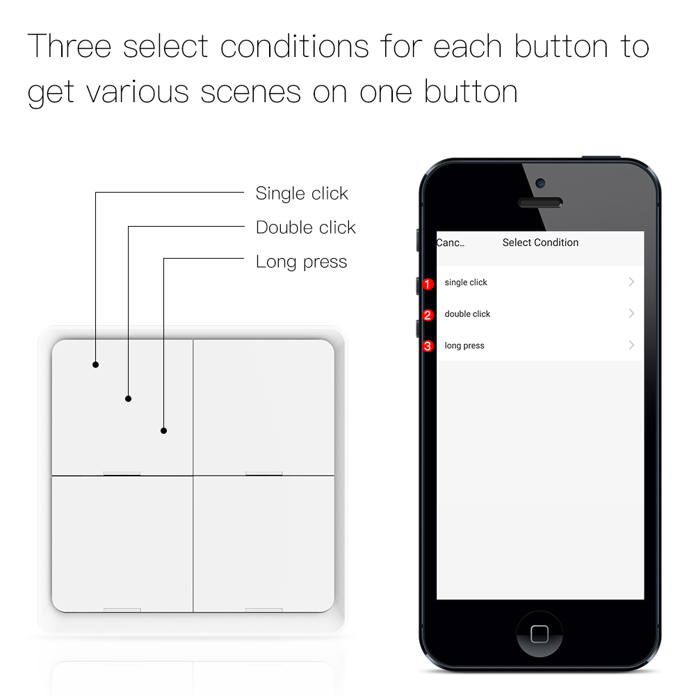 4 Gang Wireless Scene Switch Gadgets Home Electronics https://fairsmartshop.com/4-gang-wireless-scene-switch/