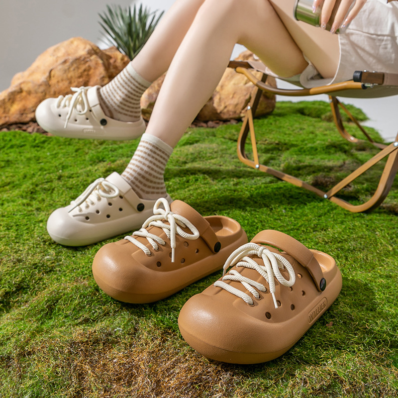 Women's Lace-Up Platform Clogs Fashion Shoes https://fairsmartshop.com/womens-lace-up-platform-clogs/