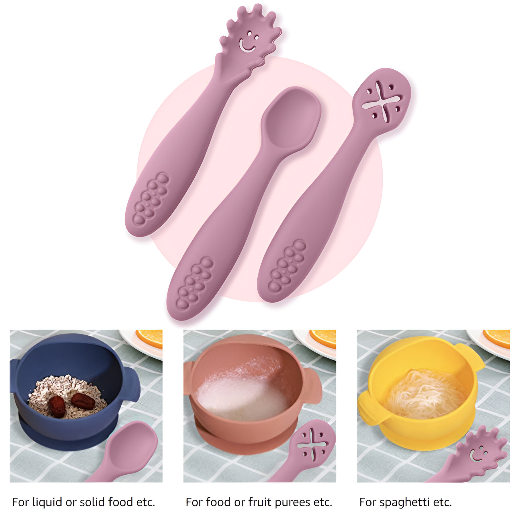 3PCS Kawaii Baby Learning Spoons Set Feeding Kids & Babies https://fairsmartshop.com/3pcs-kawaii-baby-learning-spoons-set/