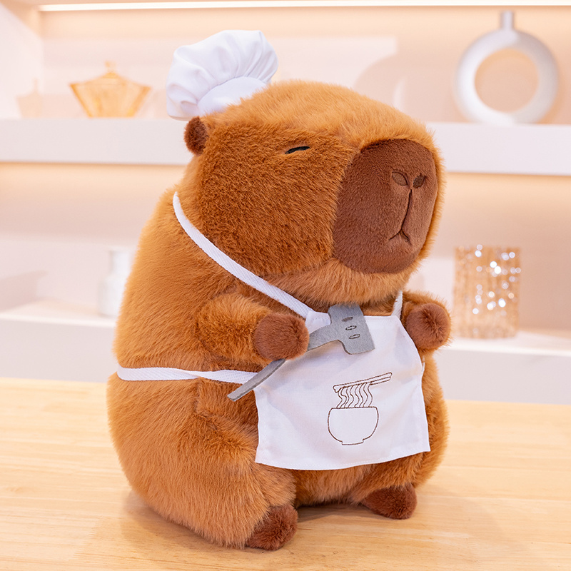 Adorable Bakery Chef Capybara Plush Kids & Babies Toys https://fairsmartshop.com/adorable-bakery-chef-capybara-plush/