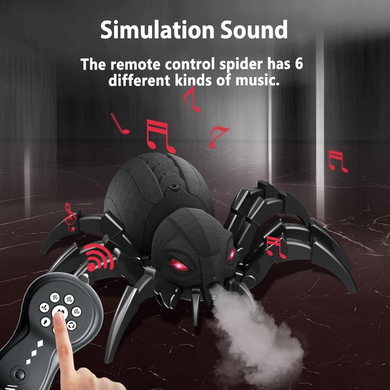 RC Spider Robot with Spray, Light & Music Kids & Babies Toys https://fairsmartshop.com/rc-spider-robot-with-spray-light-music/