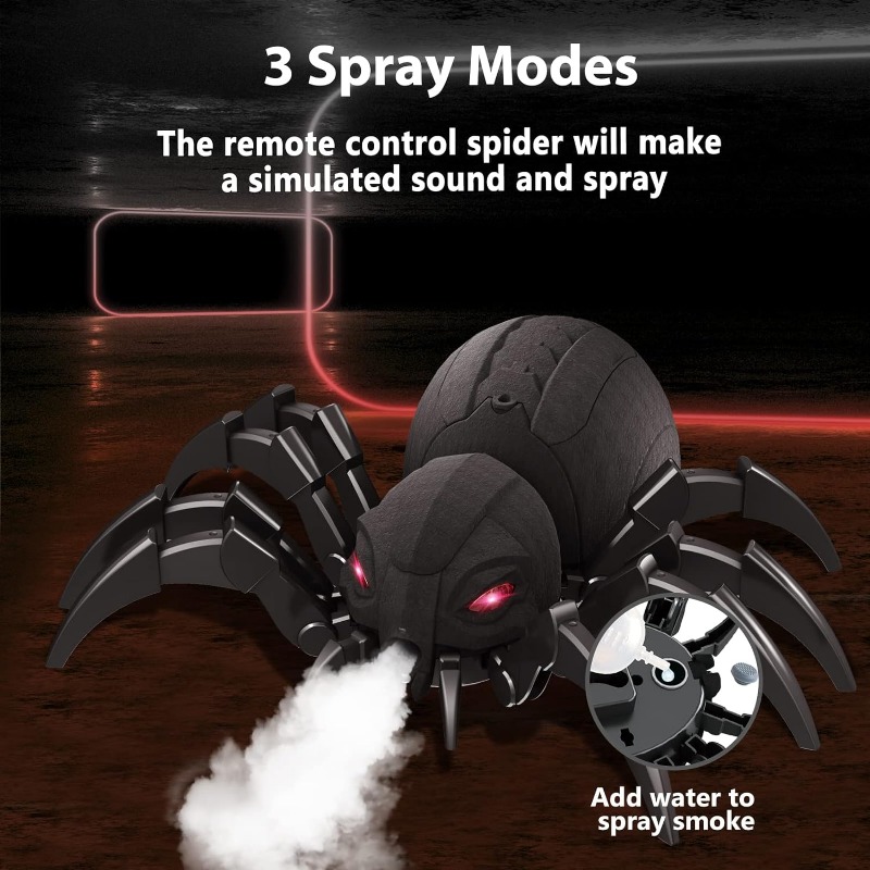 RC Spider Robot with Spray, Light & Music Kids & Babies Toys https://fairsmartshop.com/rc-spider-robot-with-spray-light-music/