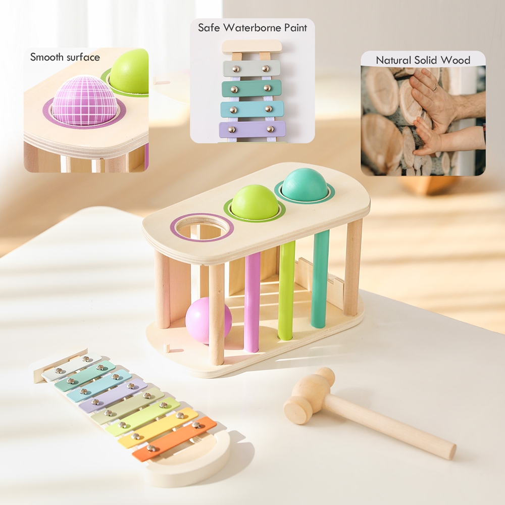 Montessori Wooden Musical Percussion Toy Activity & Entertainment Kids & Babies https://fairsmartshop.com/montessori-wooden-musical-percussion-toy/
