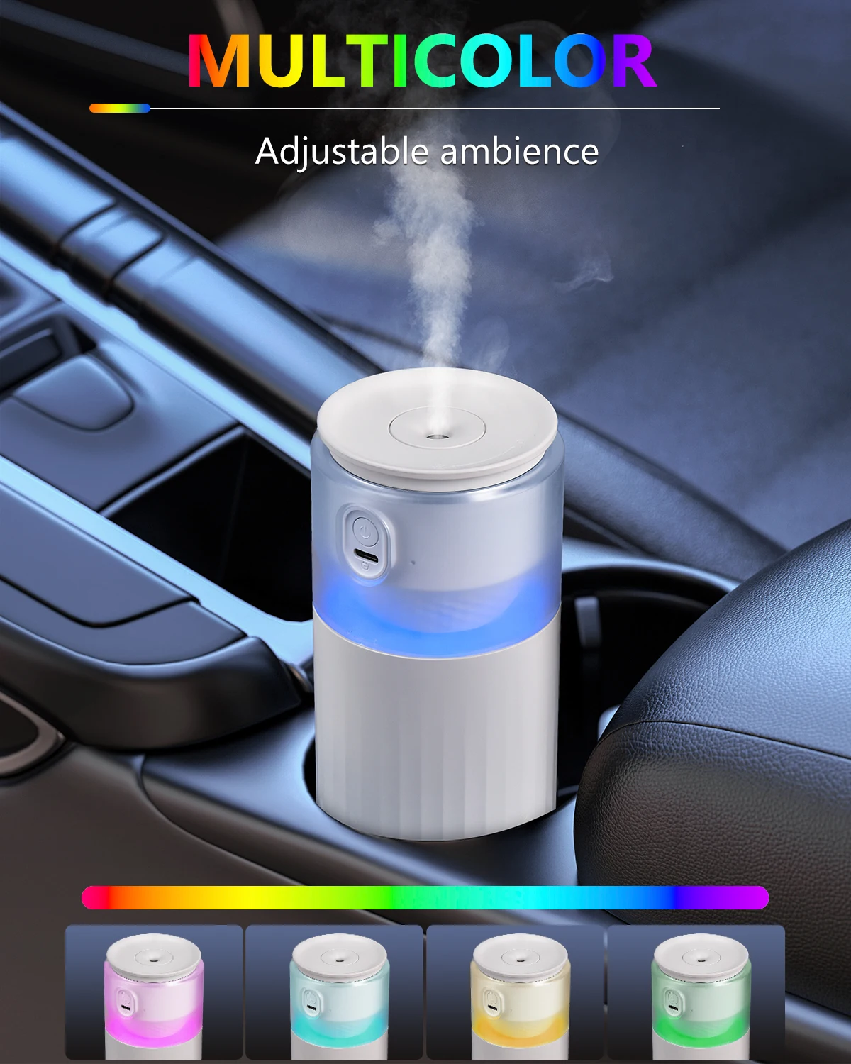 Portable Air Humidifier for Car and Home with LED Light and Aromatherapy Diffuser Car Accessories Interior Accessories https://fairsmartshop.com/portable-air-humidifier-for-car-and-home-with-led-light-and-aromatherapy-diffuser/