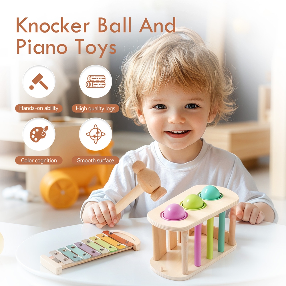 Montessori Wooden Musical Percussion Toy Activity & Entertainment Kids & Babies https://fairsmartshop.com/montessori-wooden-musical-percussion-toy/
