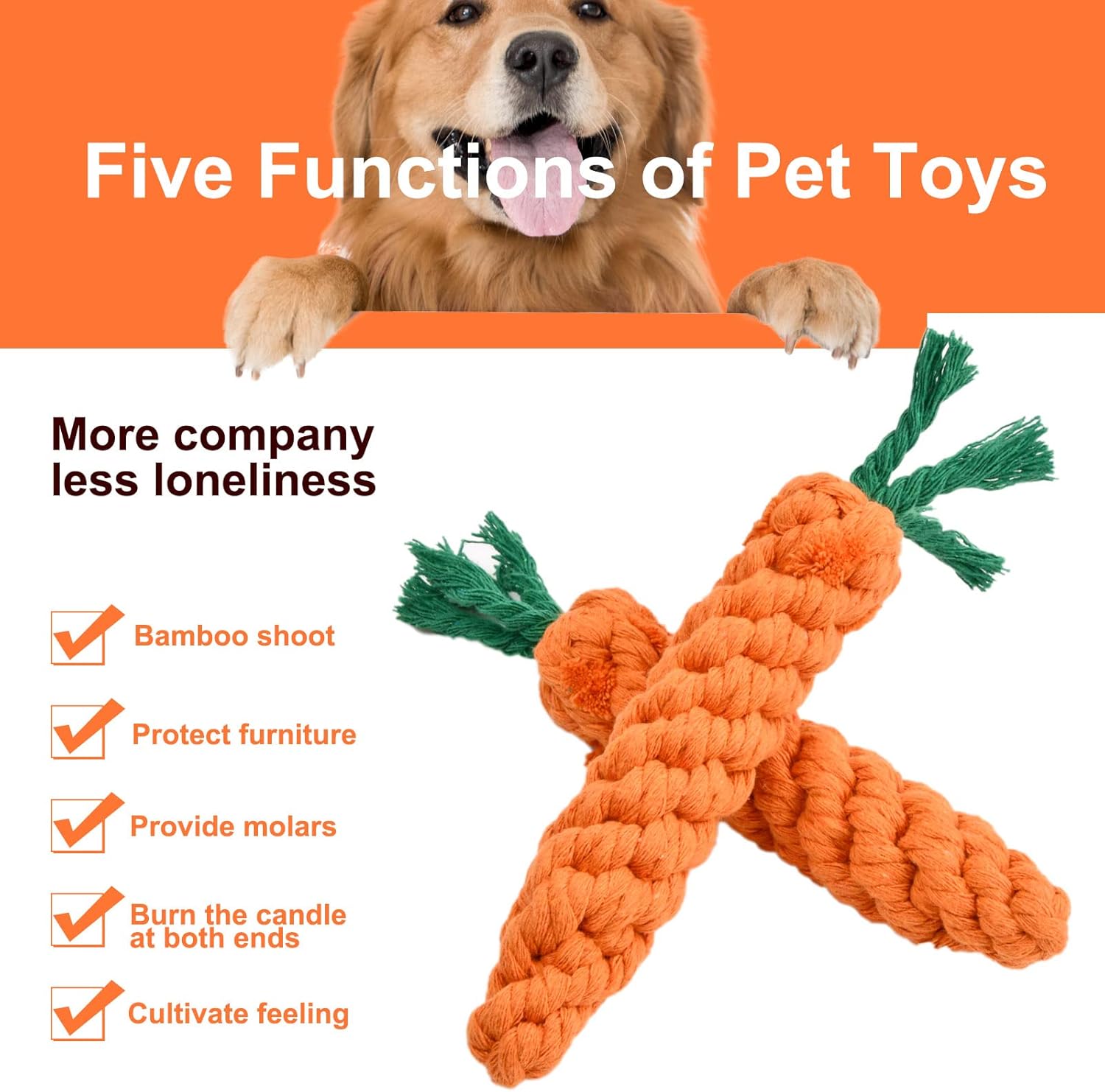 Dog Chew Toy Carrot Rope Pet Supplies Pet Toys https://fairsmartshop.com/dog-chew-toy-carrot-rope/