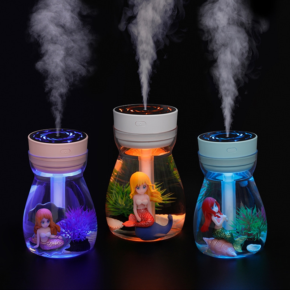 Mini USB Mermaid Air Humidifier with 7 Color Light & Mist Sprayer Gadgets Home Electronics https://fairsmartshop.com/mini-usb-mermaid-air-humidifier-with-7-color-light-mist-sprayer/