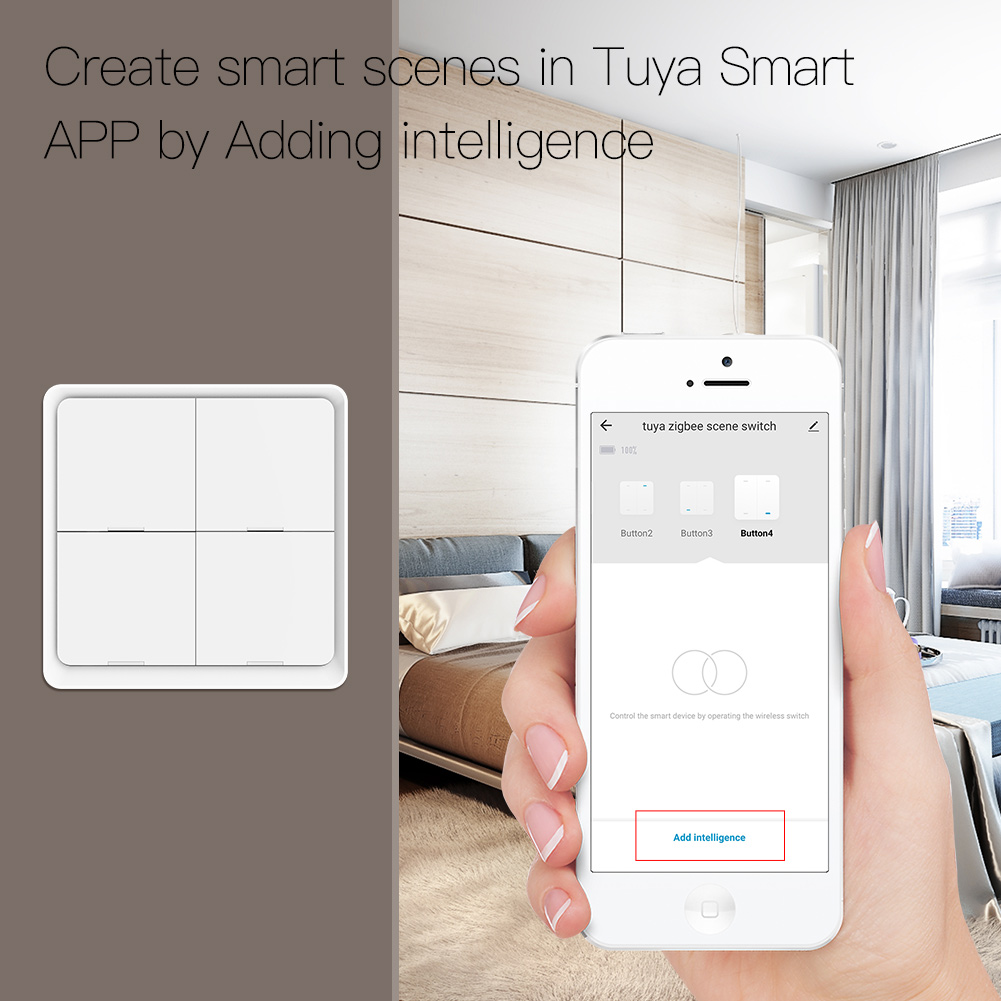 4 Gang Wireless Scene Switch Gadgets Home Electronics https://fairsmartshop.com/4-gang-wireless-scene-switch/