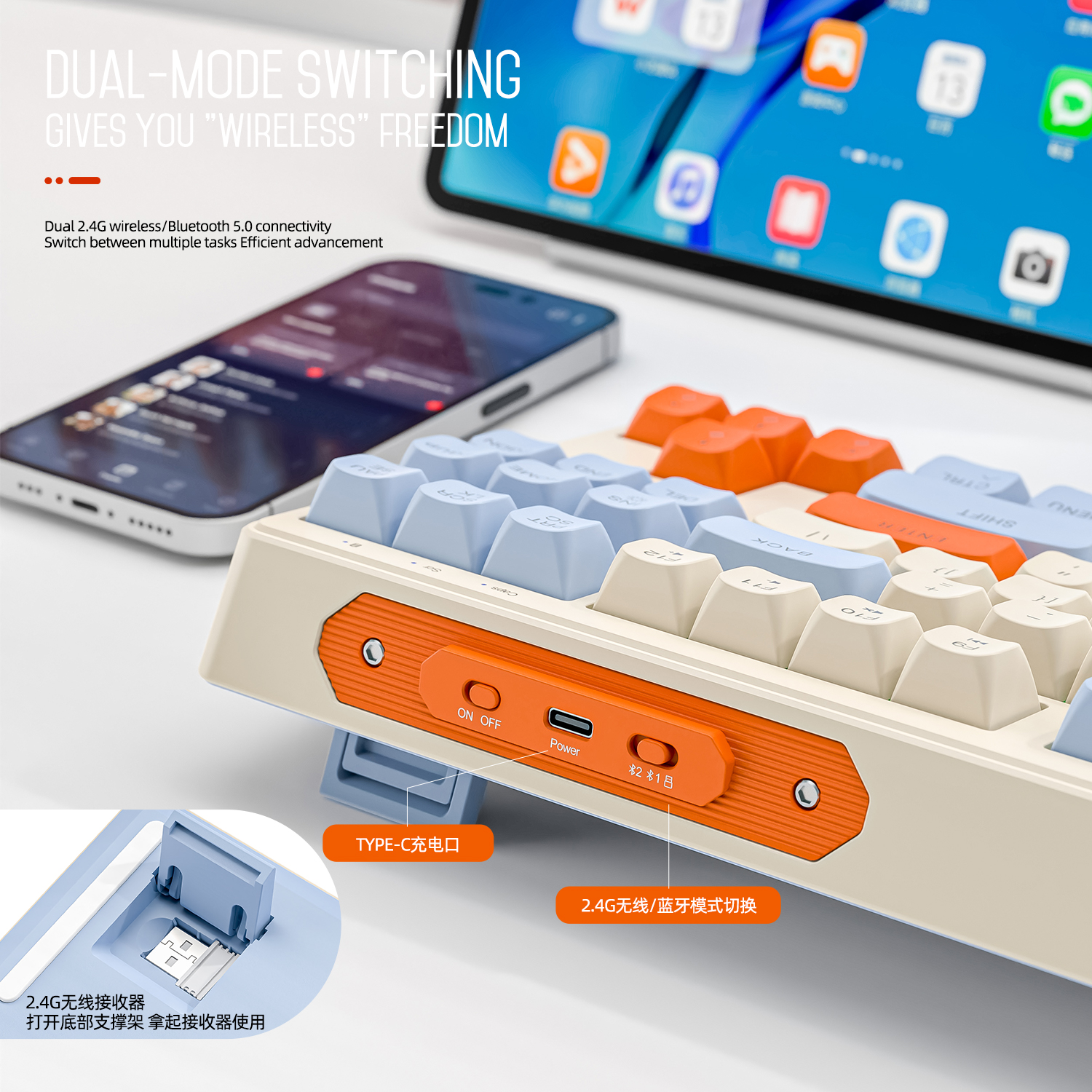 M87 Wireless RGB Gaming Keyboard & Bluetooth Dual Mode Mouse Kit Gadgets Keyboards & Mice https://fairsmartshop.com/m87-wireless-rgb-gaming-keyboard-bluetooth-dual-mode-mouse-kit/