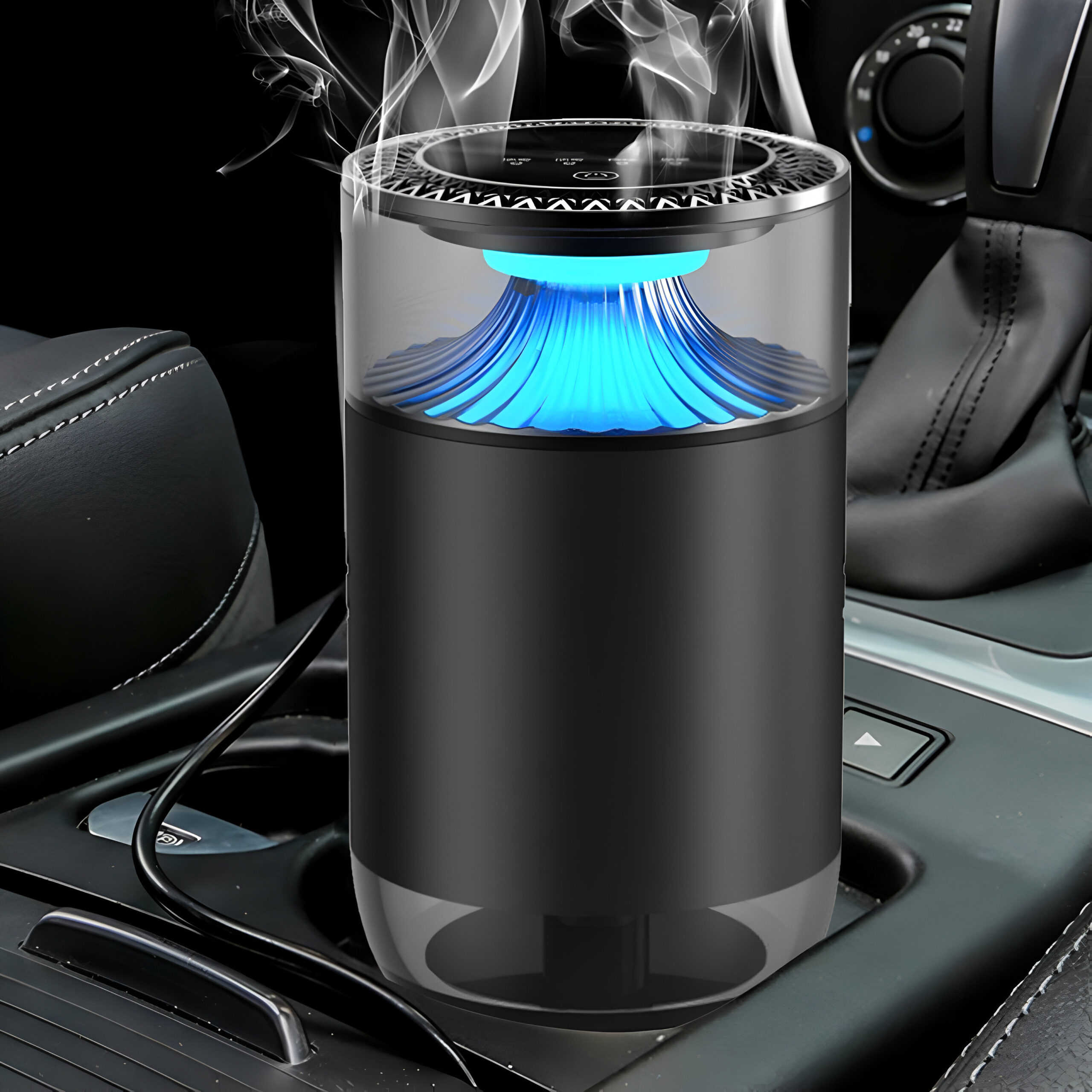 LED Cloud Mist Car Diffuser Car Accessories Interior Accessories https://fairsmartshop.com/led-cloud-mist-car-diffuser/