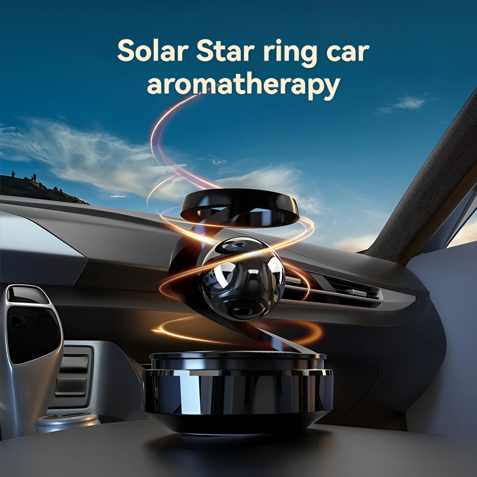 Solar Rotating Aromatherapy Car Diffuser Car Accessories Interior Accessories https://fairsmartshop.com/solar-rotating-aromatherapy-car-diffuser/