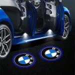 2pcs LED Wireless Car Door Welcome Lights Projector Lamps for BMW 3 53358-3d4c0a.webp